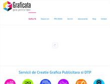 Tablet Screenshot of graficata.ro